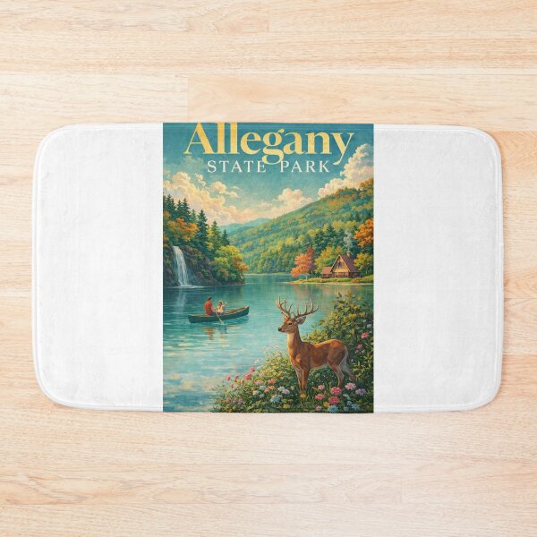 Item preview, Allegany State Park New York Red House Lake Forest Preserve designed and sold by Aryabek.