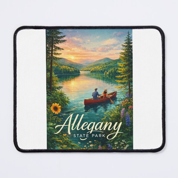 Item preview, Allegany State Park New York Forest Lake Appalachian Mountains designed and sold by Aryabek.