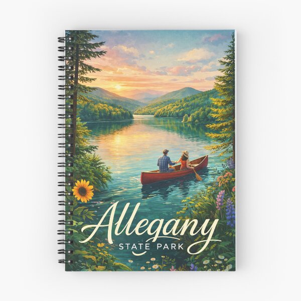 Item preview, Allegany State Park New York Forest Lake Appalachian Mountains designed and sold by Aryabek.
