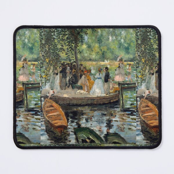 Item preview, La Grenouillere by Pierre-Auguste Renoir: Impressionist riverside poster designed and sold by artofuniverse.