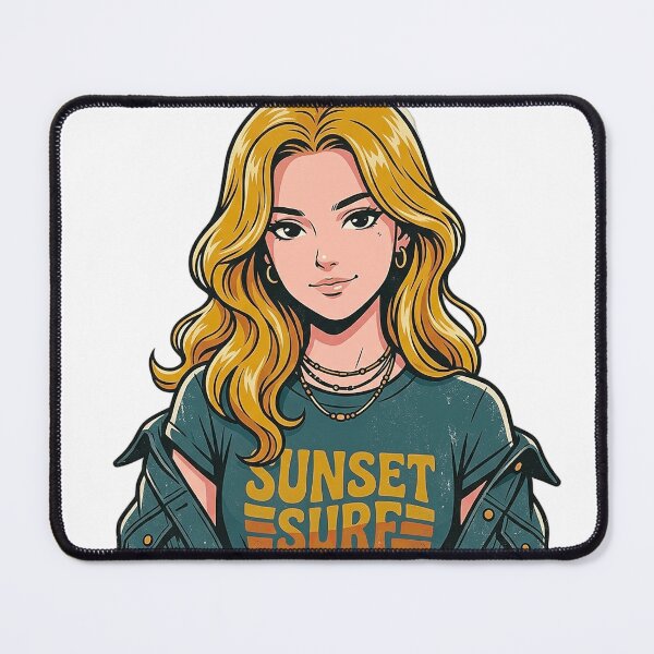 Item preview, 4k Realistic Anime Blonde Teen, Futuristic City designed and sold by ABArtByAlexST.