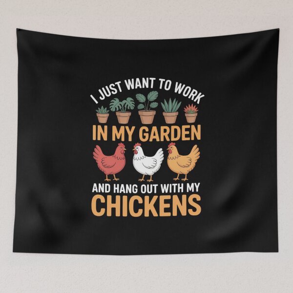 Item preview, Chicken For Men Women Gardening Chicken Lovers Garden designed and sold by FaithAbbott.