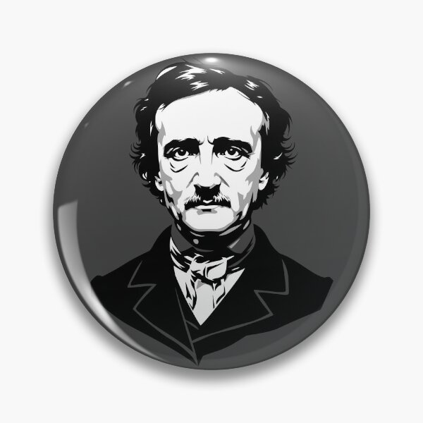 Item preview, Edgar Poe Graphic Art Portrait designed and sold by BRU Design.