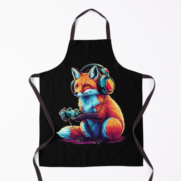 Item preview, Gaming Fox Colorful Gamer Animal Neon Style designed and sold by FGTV2021.