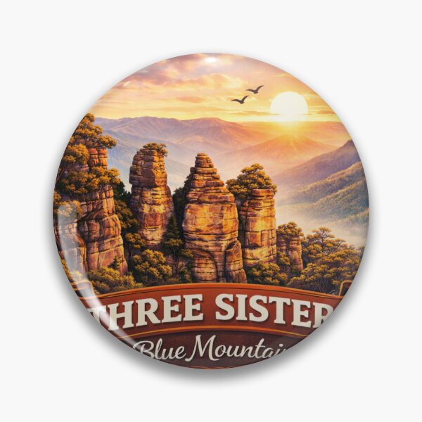 Item preview, Three Sisters Blue Mountains NSW Australia  designed and sold by PamLeeDesign.