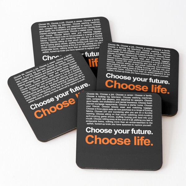 Item preview, Trainspotting T2 Choose Life Quote  designed and sold by omarhassan9.