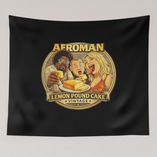Item preview, Afroman Lemon Pound Cake Vintage designed and sold by FableMind.