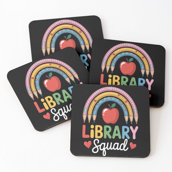 Item preview, Back To School Library Squad Leopard Rainbow Book Lover designed and sold by LacostCarl.