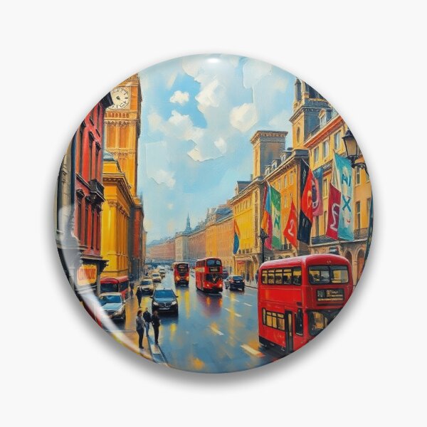 Item preview, Modern London, in the style of Renoir. designed and sold by oldMastersofart.