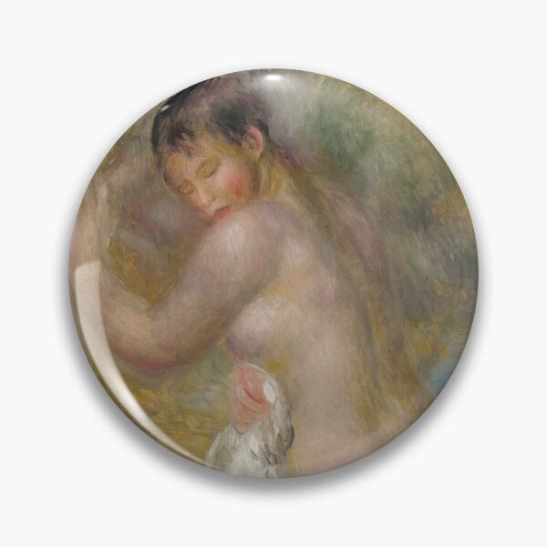Artikelvorschau, La Baigneuse von Pierre-Auguste Renoir: Impressionistisches Akt-Wandkunst-Poster entworfen und verkauft von artofuniverse.