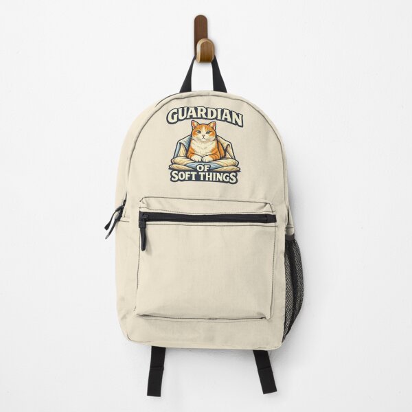 Item preview, Guardian of Soft Things Cat designed and sold by POD DYNASTY | Original Print On Demand T-Shirt Graphics.