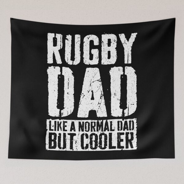 Item preview, Rugby Dad Like A Normal Dad But Cooler Distressed Text designed and sold by GabrieSketcham.
