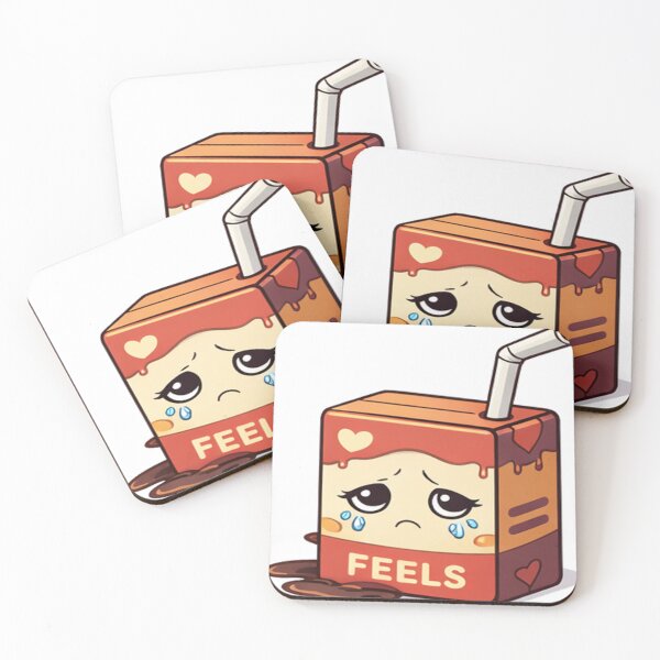 Item preview, Emotionally Tired Juice Box Sticker – Funny Mood designed and sold by LowMood Studio.