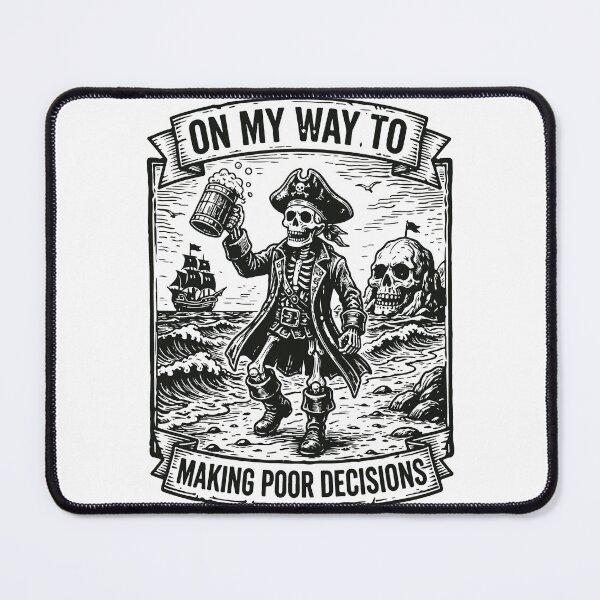 Item preview, On My Way to Making Bad Decisions Funny Skeleton Beach Trip Gift designed and sold by kiralynstration.
