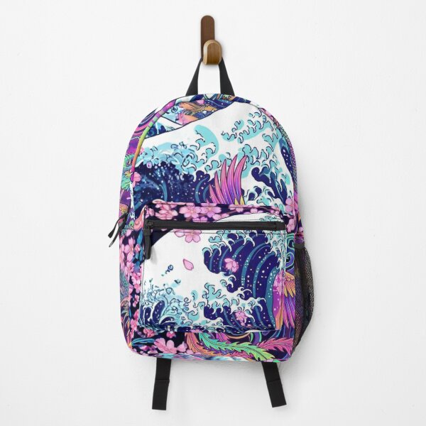 Item preview, Great Wave Off Kanagawa Psychedelic Dragon & Phoenix Aesthetic designed and sold by Siriusvibes.