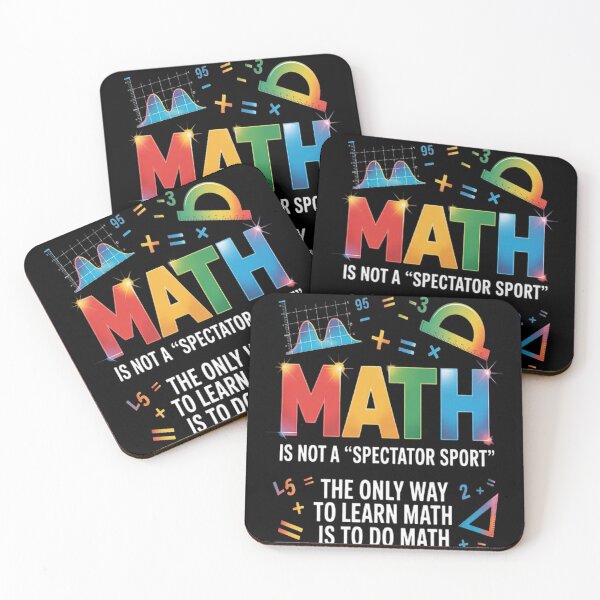 Item preview, Back To School Math Is Not A Spectator Sport Math Teacher designed and sold by LacostCarl.