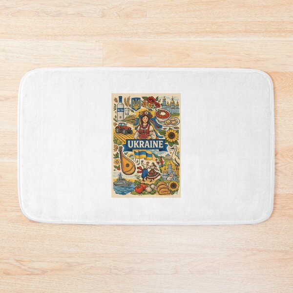 Item preview, Spirit of Ukraine: Cultural Heritage Collage designed and sold by FlatlineArtCo.
