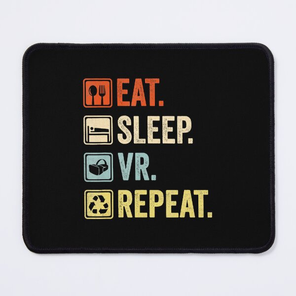 Item preview, Eat Sleep VR Repeat Funny Virtual Reality Gamer  designed and sold by FGTV2021.