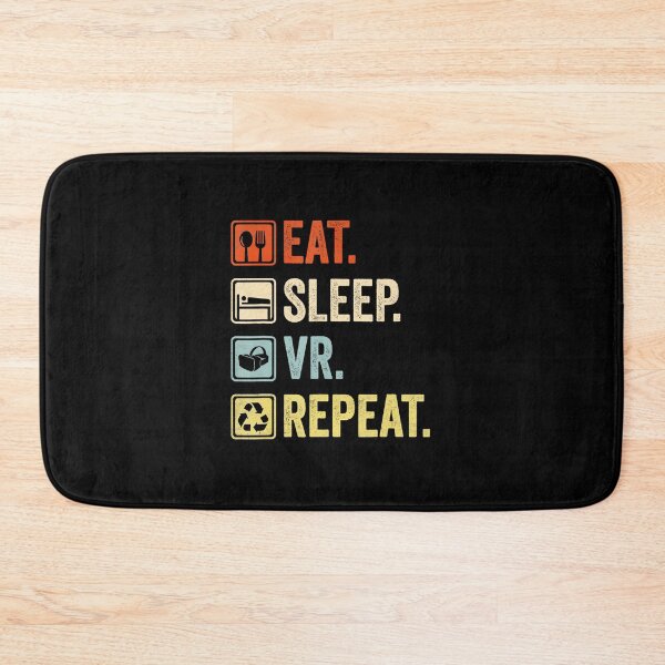 Item preview, Eat Sleep VR Repeat Funny Virtual Reality Gamer  designed and sold by FGTV2021.