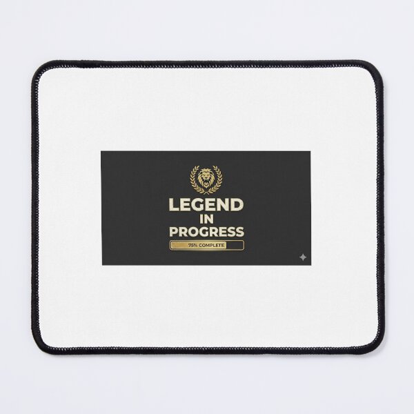 Item preview, Legend in Progress – 75% Complete Motivational Design designed and sold by RushVibeWear.