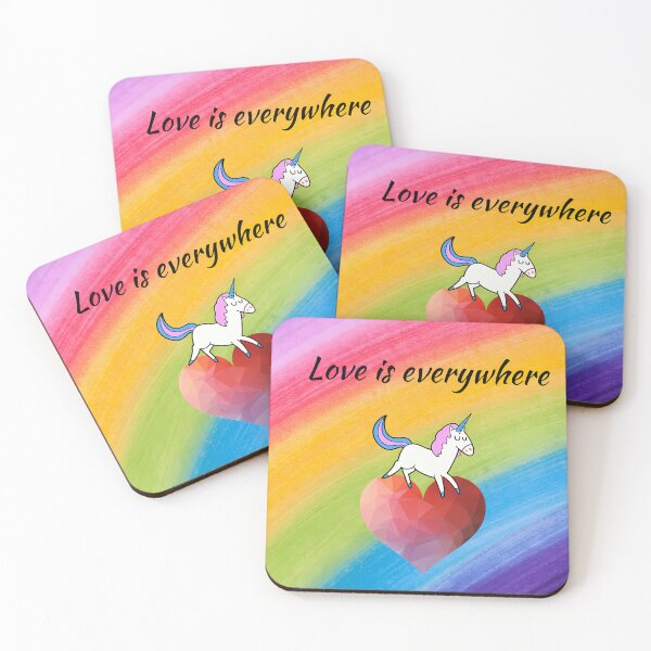 Item preview, Love Is Everywhere designed and sold by CatchyAsFudge.
