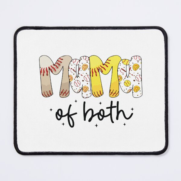 Item preview, Mama of Both Baseball Softball Mom Funny Sports Mom Gift designed and sold by kiralynstration.