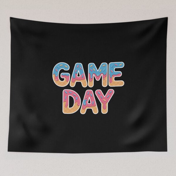 Item preview, Game Day Pink Blue Ice Cream Sports Sublimation designed and sold by FaithAbbott.