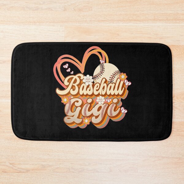 Item preview, Retro Baseball Gigi Floral Heart Design designed and sold by KIROSALS.