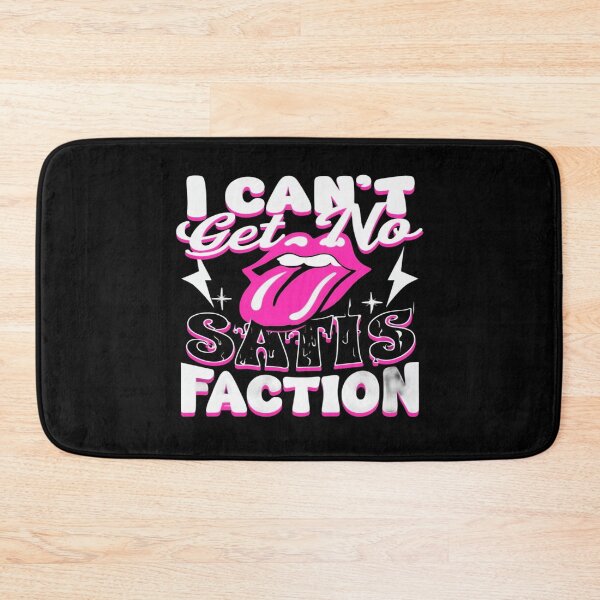 Item preview, Rock Style “I Can’t Get No Satisfaction” Retro Mouth & Lightning Graphic Design designed and sold by Bright Nest Studio.