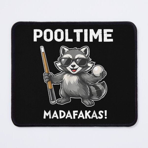 Item preview, Pool Time Madafakas Funny Billiards Raccoon Summer Party Shirt designed and sold by WilliaMaler.