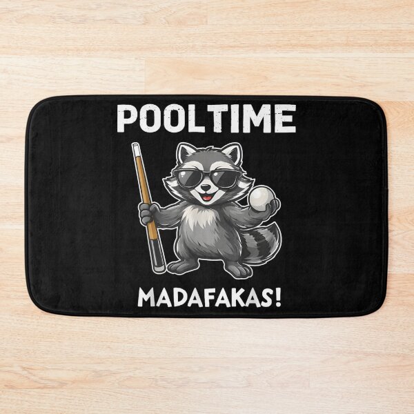 Item preview, Pool Time Madafakas Funny Billiards Raccoon Summer Party Shirt designed and sold by WilliaMaler.