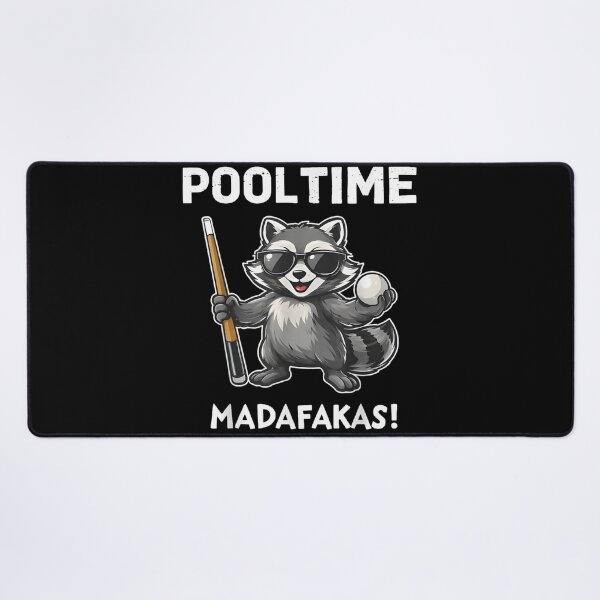 Item preview, Pool Time Madafakas Funny Billiards Raccoon Summer Party Shirt designed and sold by WilliaMaler.