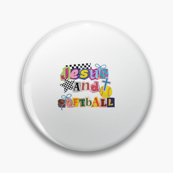 Item preview, Jesus Softball Run The Bases Set Before You Christian Athlete Gift designed and sold by kiralynstration.