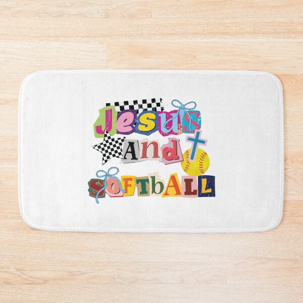Item preview, Jesus Softball Run The Bases Set Before You Christian Athlete Gift designed and sold by kiralynstration.