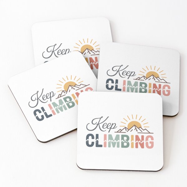 Item preview, Keep Climbing You Can Do Hard Things Motivational Mental Health designed and sold by FaithAbbott.