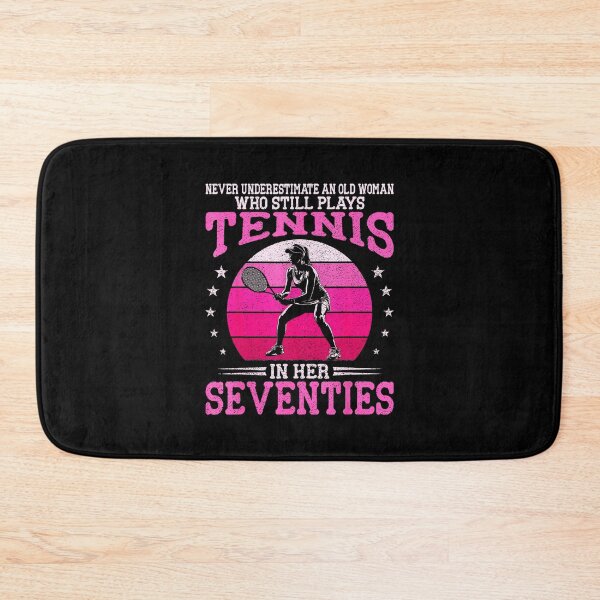 Item preview, Still Plays Tennis In Her Seventies Funny Vintage Humor designed and sold by WayTBeenkenArt.