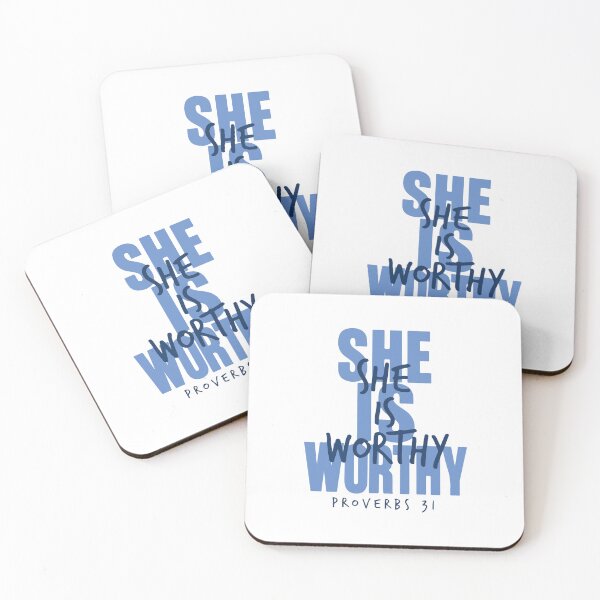 Item preview, She Is Worthy Proverbs 31 Christian Woman Faith Inspirational Gift designed and sold by kiralynstration.