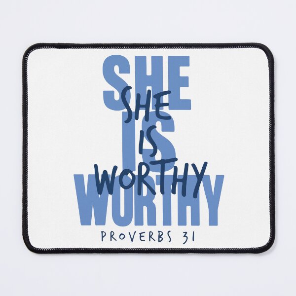 Item preview, She Is Worthy Proverbs 31 Christian Woman Faith Inspirational Gift designed and sold by kiralynstration.