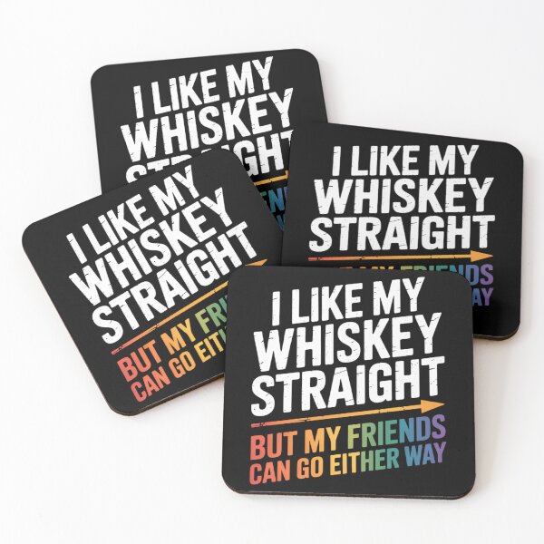 Item preview, Like My Whiskey Straight Friends LGBTQ Gay Pride Proud Ally designed and sold by FaithAbbott.
