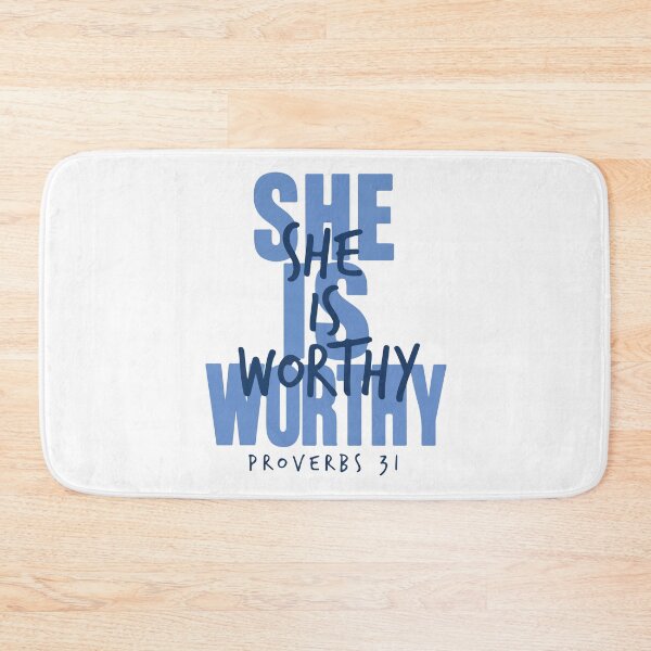 Item preview, She Is Worthy Proverbs 31 Christian Woman Faith Inspirational Gift designed and sold by kiralynstration.