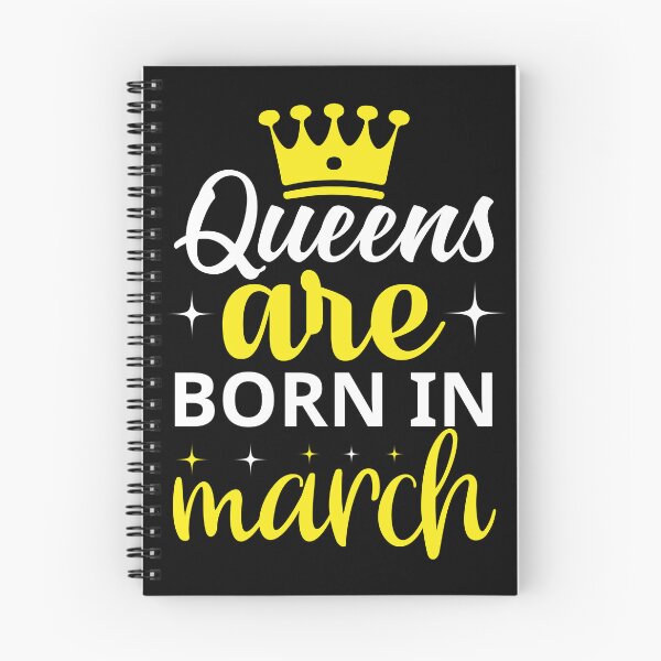 Item preview, Queens are Born in March designed and sold by Horizon-Design.