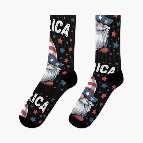 Item preview, 4th of July Patriotic Gnomes American Flag designed and sold by unlehorbuson.