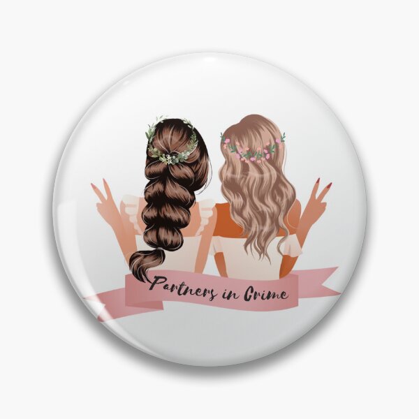 Artikelvorschau, Partners In Crime Best Friends Girl Design entworfen und verkauft von trelykreativ.