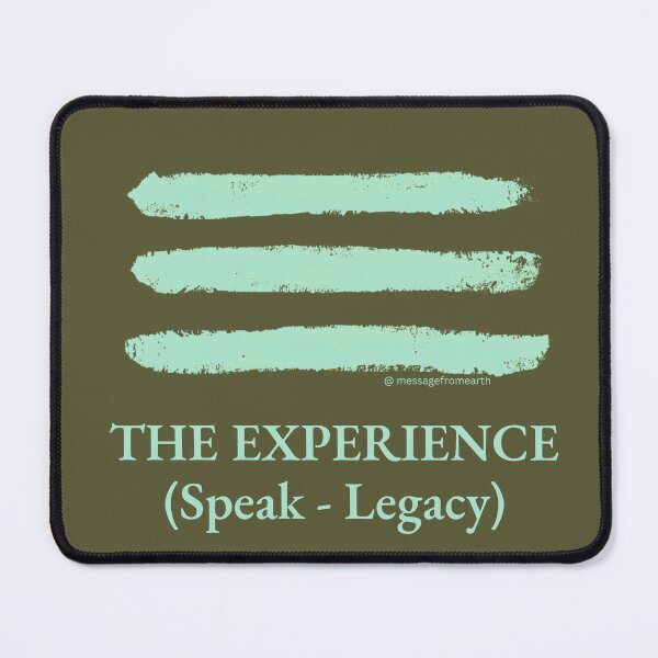 Item preview, Experience - Neolithic Cipher - Speak and Legacy - Minimalist T-Shirt - #1 designed and sold by Message from Earth.