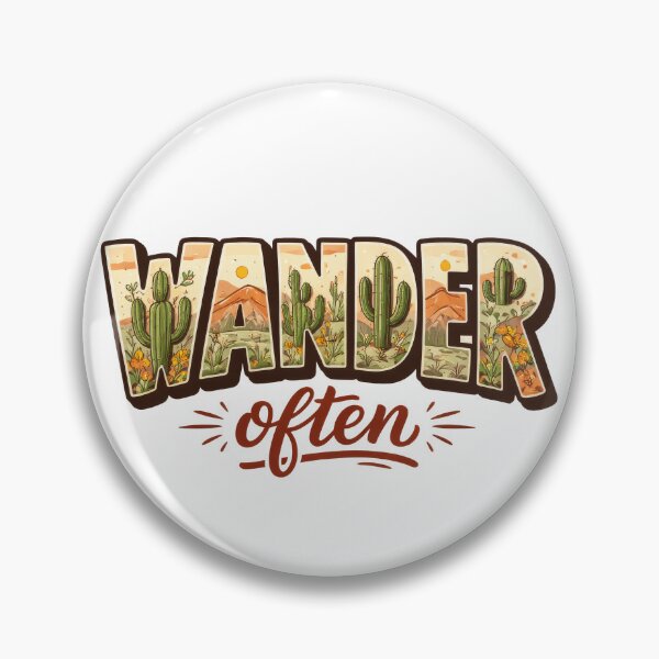 Item preview, Wander Often Desert Cactus Landscape. designed and sold by Mr Lee.