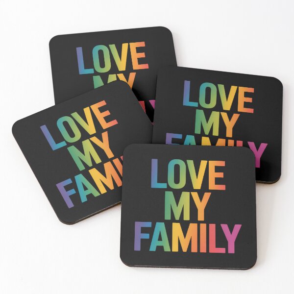 Item preview, Love My Family Gay Pride LGBT Support designed and sold by FaithAbbott.