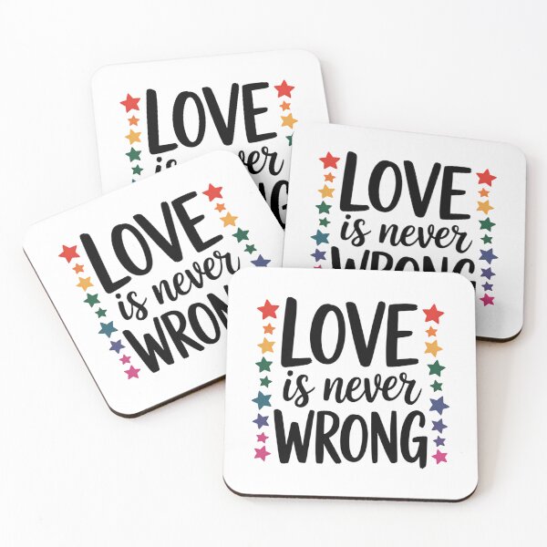 Item preview, Love Never Wrong LGBT Pride designed and sold by FaithAbbott.