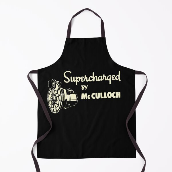 Item preview, Supercharged by McCulloch - vintage white print designed and sold by retropetrol.