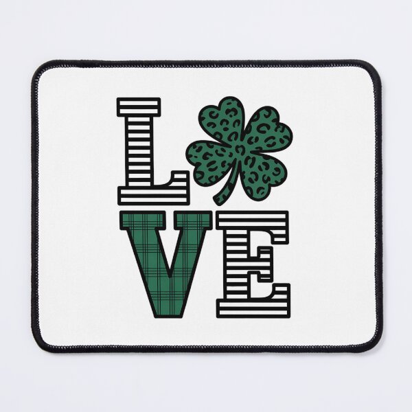 Item preview, LOVE Patrick Day Leaf Clover designed and sold by FaithAbbott.