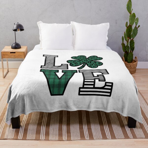 Item preview, LOVE Patrick Day Leaf Clover designed and sold by FaithAbbott.